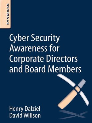 cover image of Cyber Security Awareness for Corporate Directors and Board Members